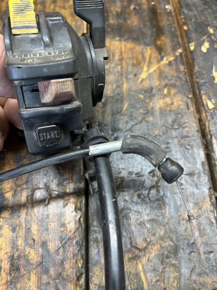2003 Suzuki Ozark 250 Choke Start Button Kill Switch On Off Cable Thumb