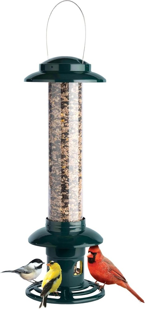 Squirrel Buster Evolution Truly Squirrel-Proof Bird Feeder Double Cardinal Ring