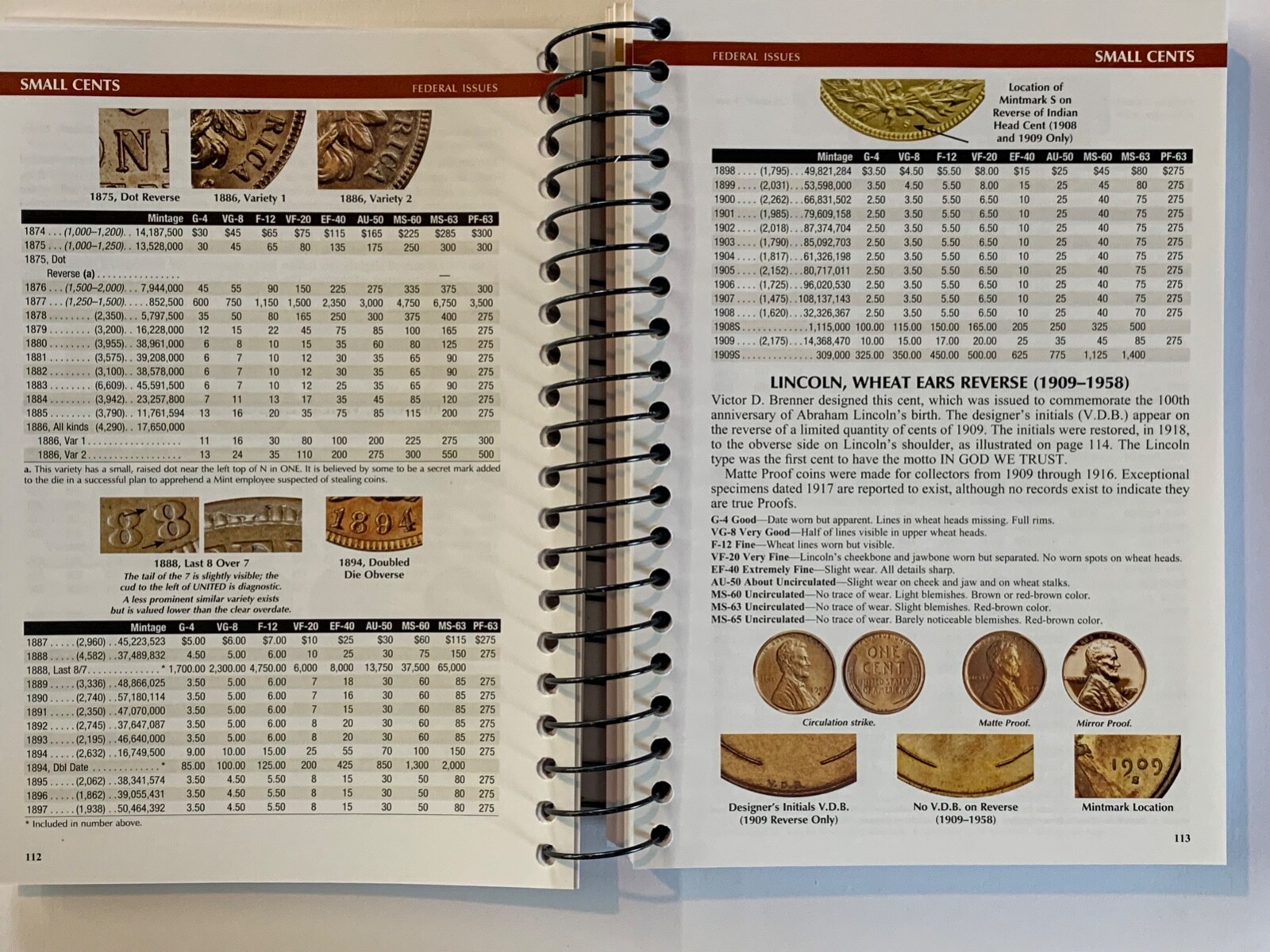 2025 Red Book Price Guide to U.S. Coins Spiral Bound, 78th Edition, Yeoman