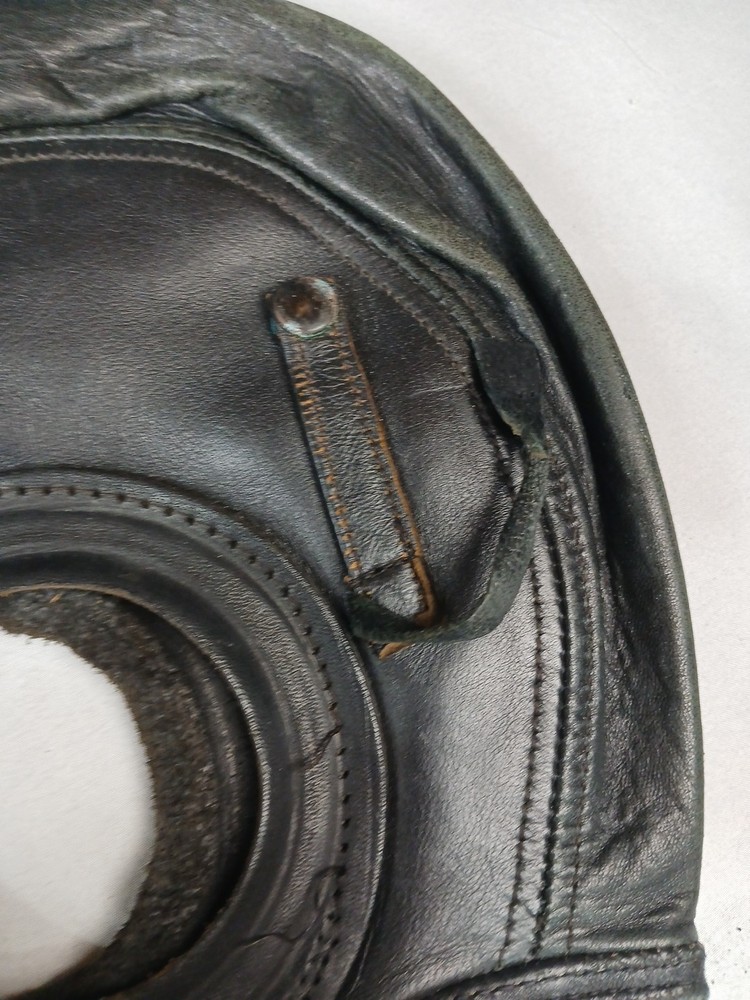 WW2 U.S.N Navy Leather Deck Cap