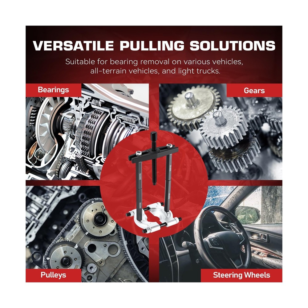 KOOPOOL Bearing Puller and Splitter Kit, Separator and Puller Set, Pinion Bea...