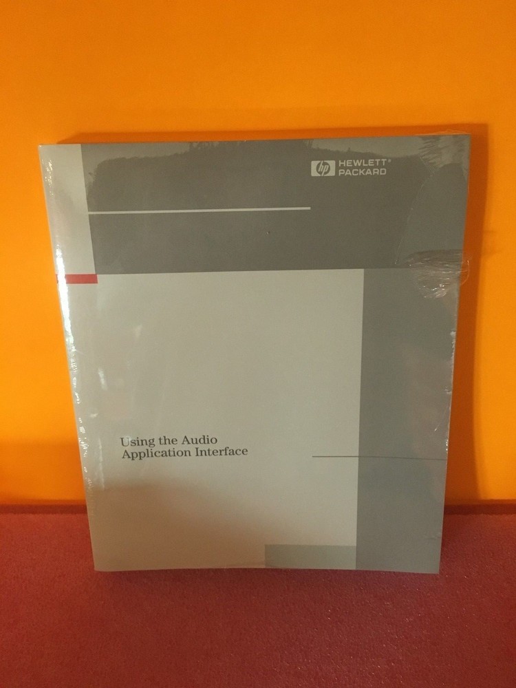 HP / Agilent B2355-90027 Using the Audio Application Interface