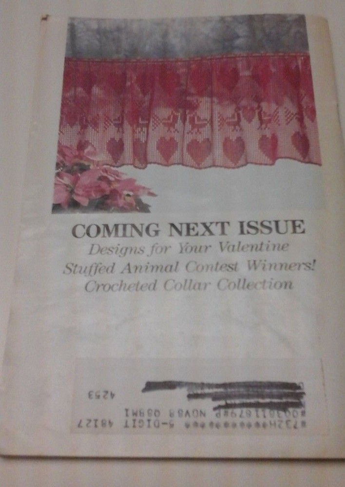 QUICK AND EASY CROCHET NOV/DEC ISSUE 1988