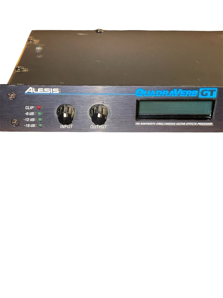 Alesis QuadraVerb GT Rack Mount Guitar Multi Effects Processor w/power Adapter