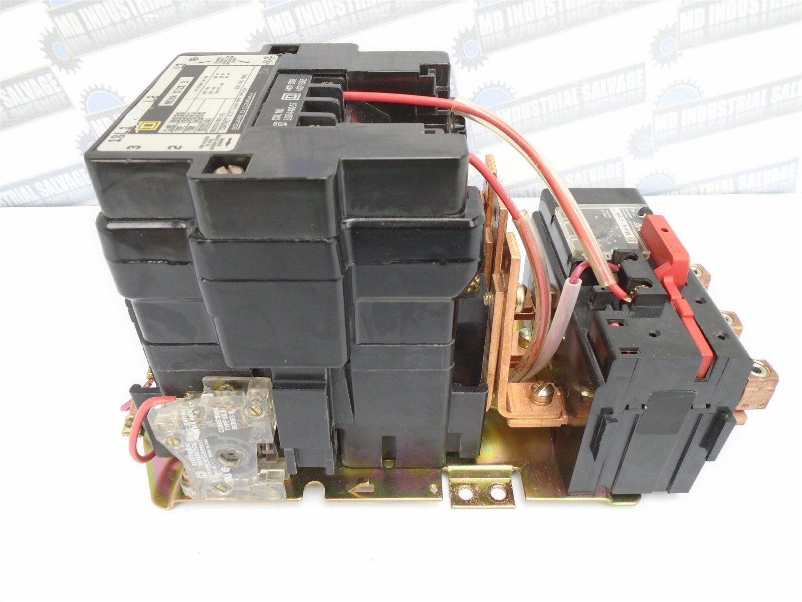 SQUARE-D 8536SEO1H20S SZ 3 MOTOR STARTER LOGIC 25-50HP Coil 480V 90A 600V TESTED