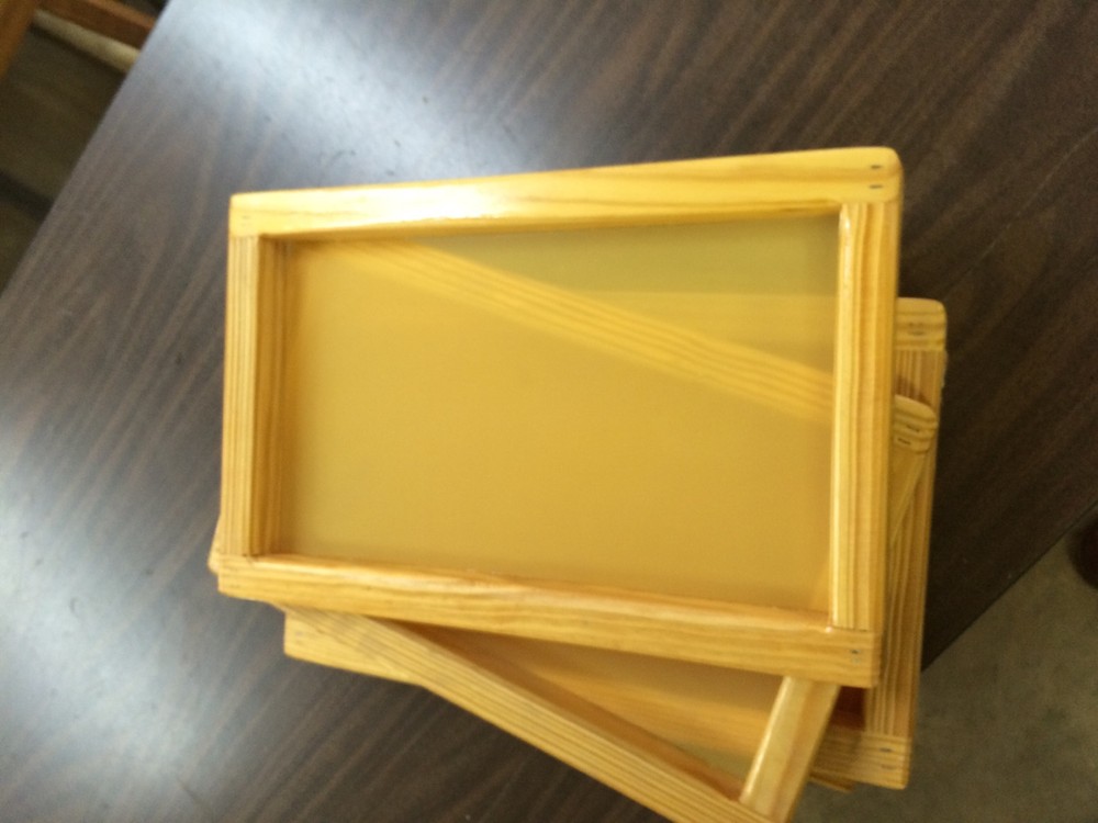 SILK SCREEN FRAME 12x16" WITH HIGH QUALITY 158 mesh, (3 PACK)