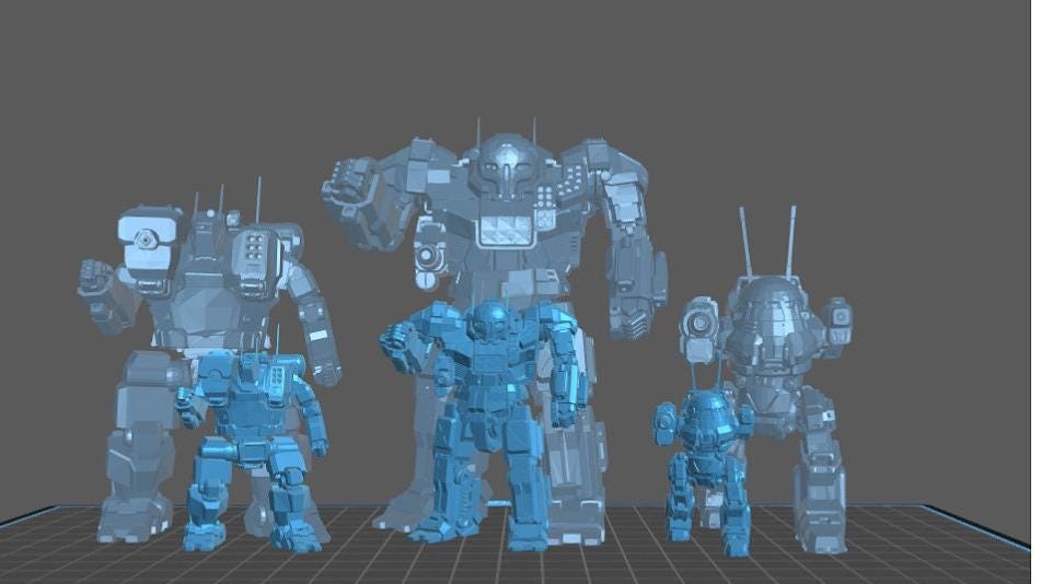TomaH2 Prime | 1:265 | 285 | 6mm Battletech Scale |