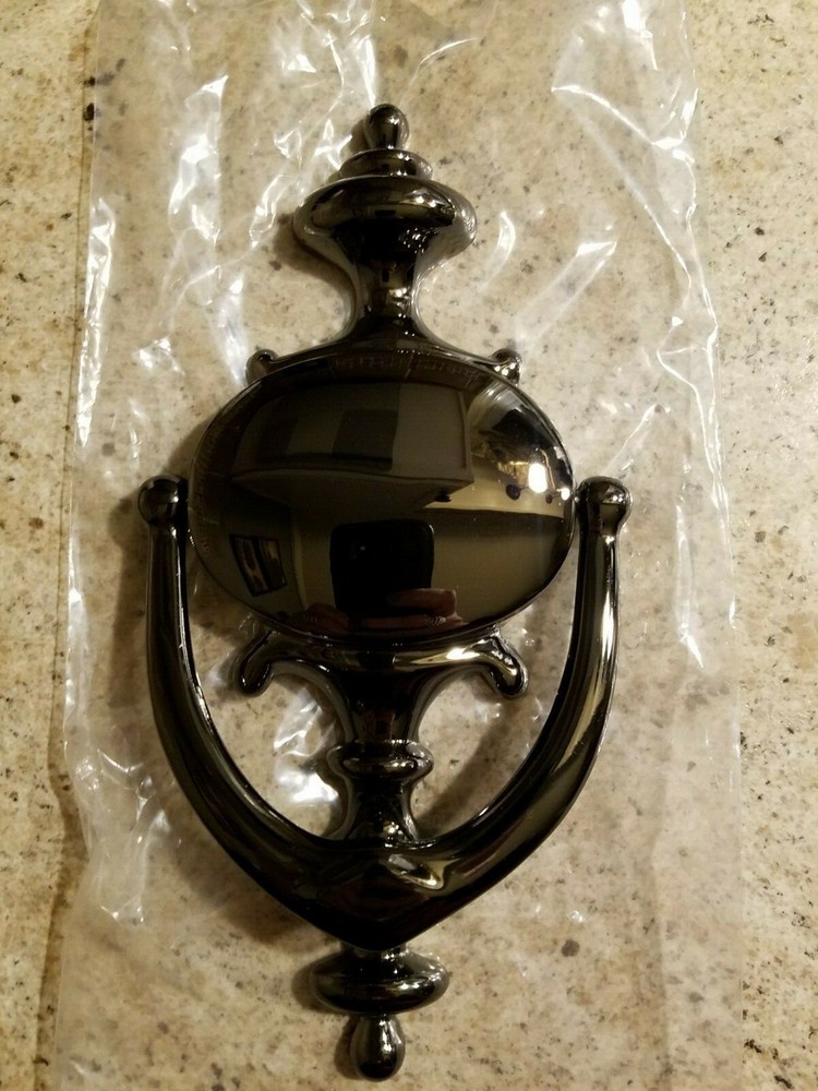 Solid Brass Doorknocker New in Box - Pewter finish
