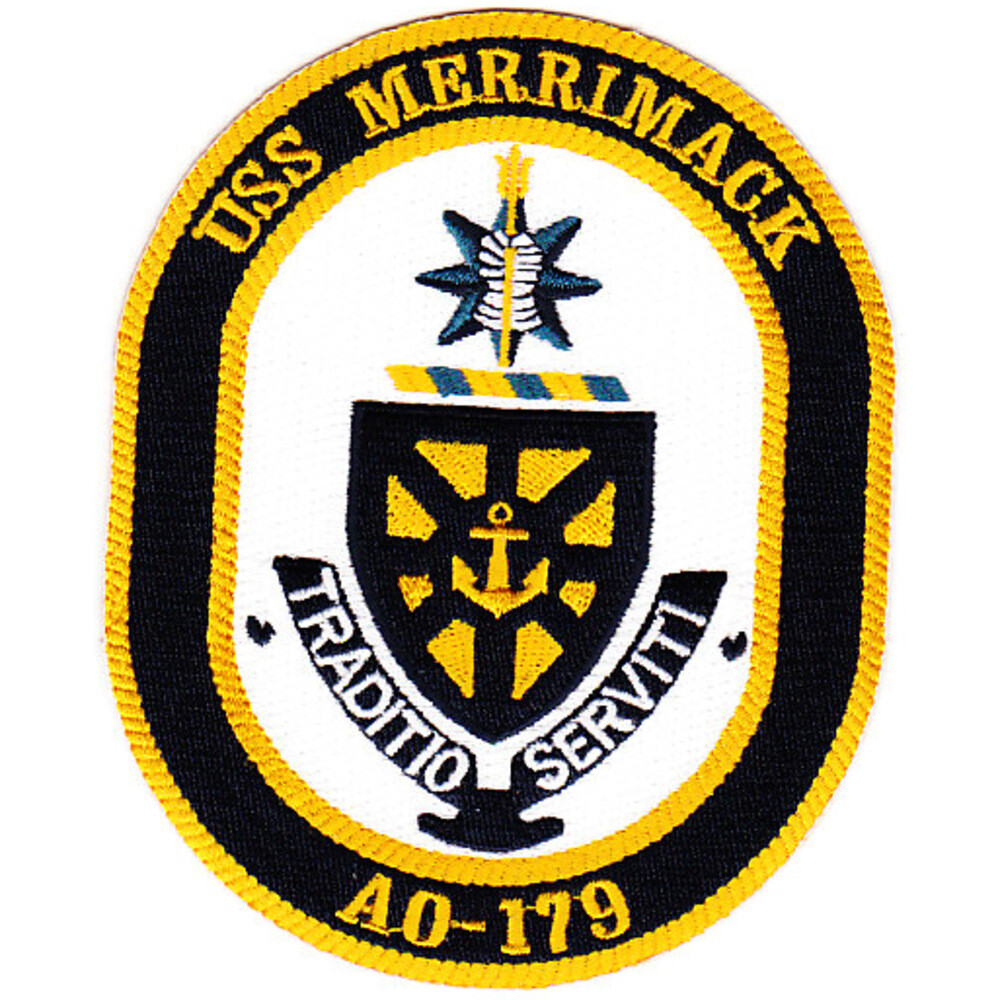 AO-179 USS Merrimack Fleet Oiler Patch