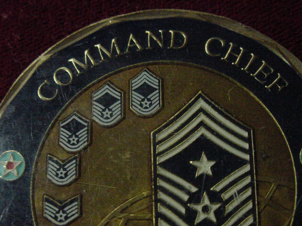 Eighteenth Air Force Challenge Coin 18th 18 AF - Command Chief