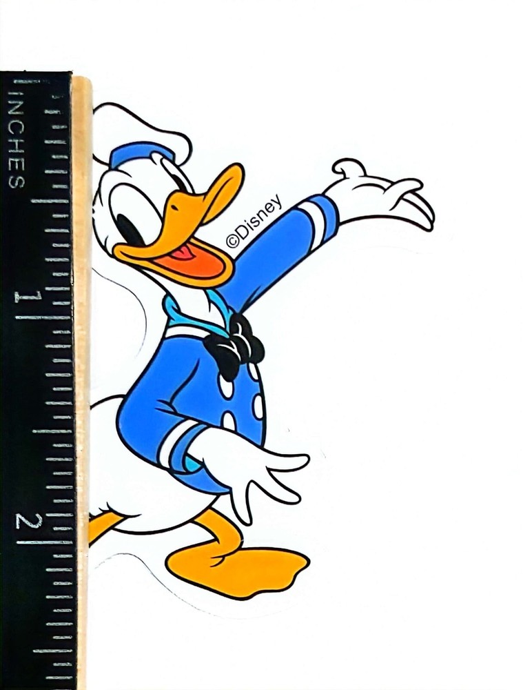 Disney DONALD DUCK Anime Cartoon Water Resistant Sticker