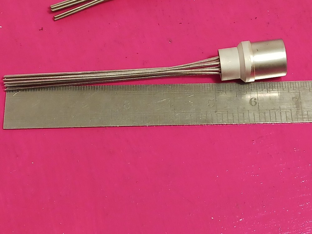 (1) 10-Pin High-Current Electrical Feedthrough High Vacuum 10 Wire