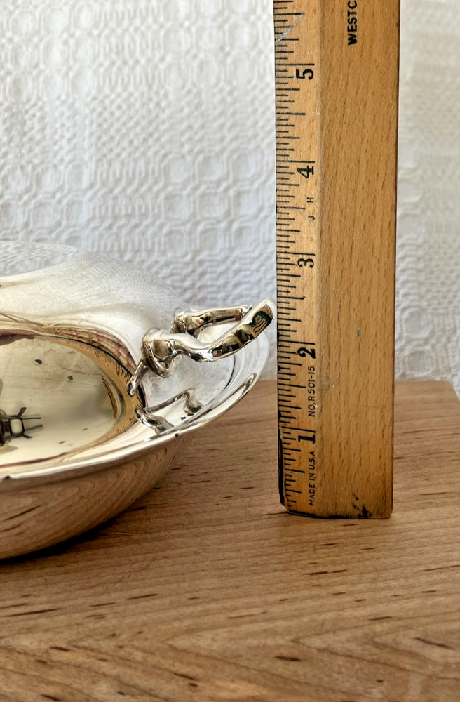 Reed & Barton Mayflower 5001 Silver Plate Double Vegetable Bowl with Lid