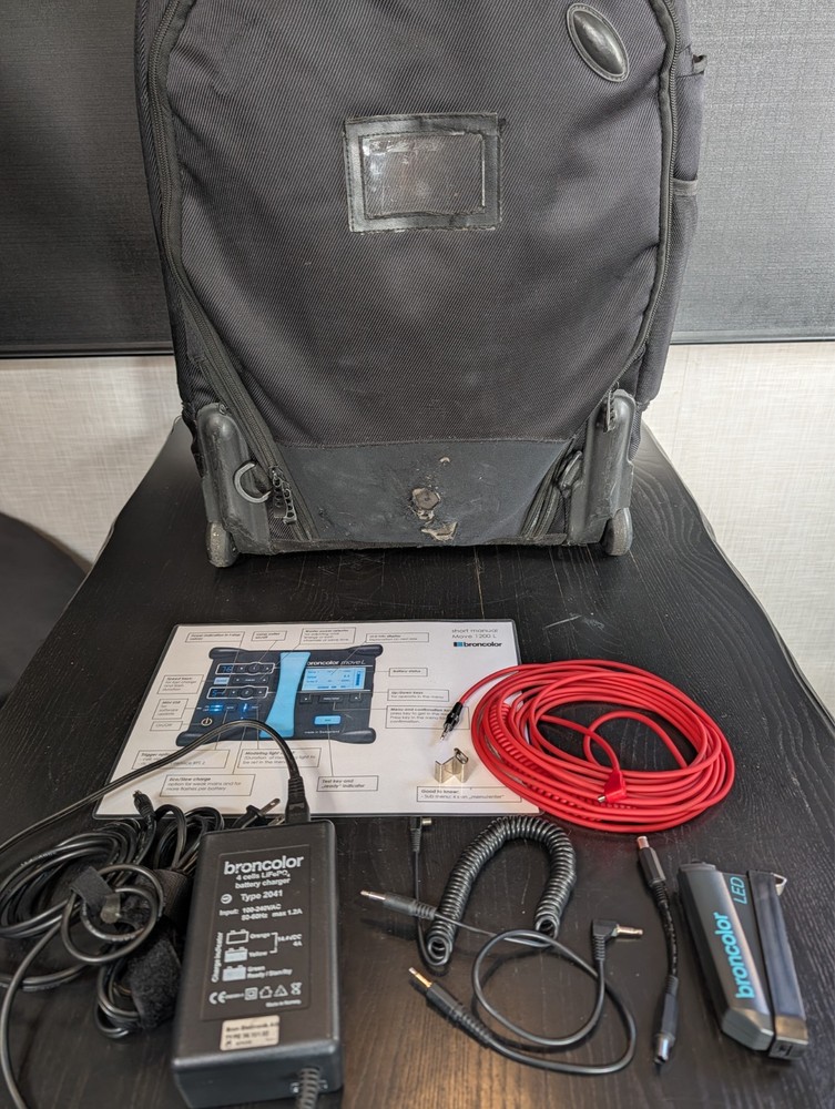 Broncolor Move Kit - 1200ws + 1 Head + 2 Batteries, HS Function