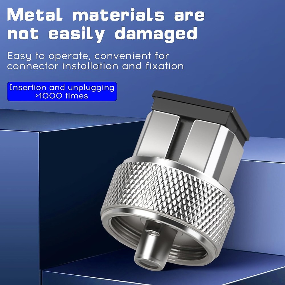 OTDR SC Adapter SC/UPC Connector Fiber Optic Interface silvery