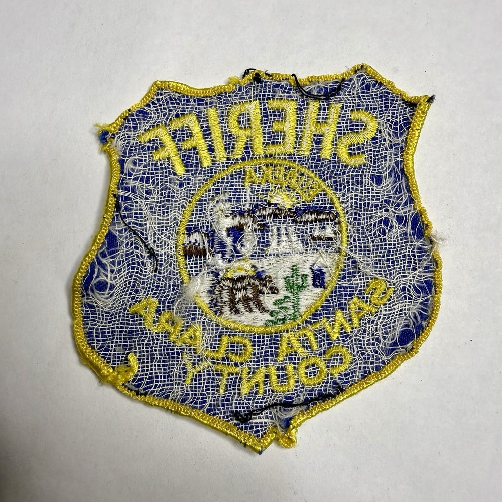Vintage 1960s Santa Clara County Sheriff Patch