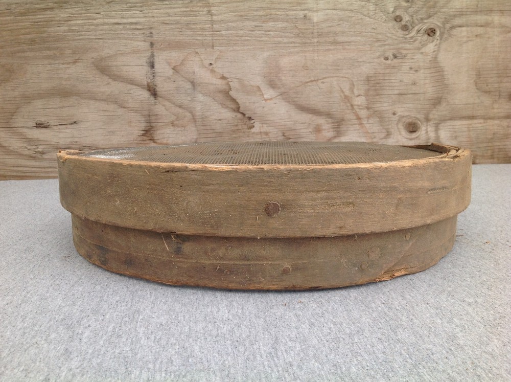 Antique Large 18" Round Sifter