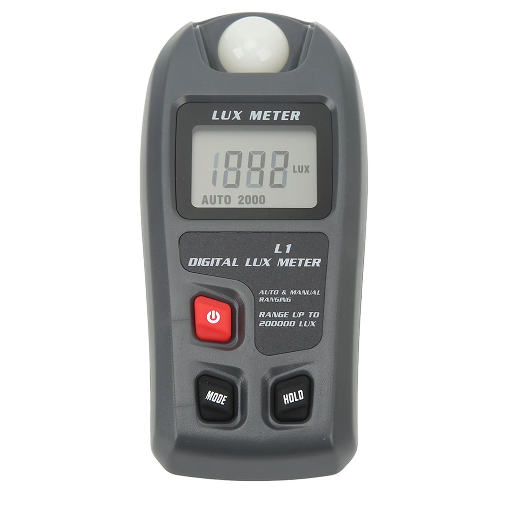 Digital Light Meter Illuminance Tester Luxmeter Illuminometer Auto Shutdown LCD