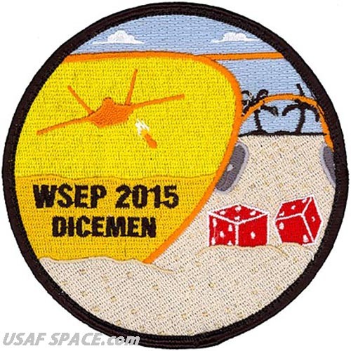 USAF 90TH FIGHTER SQ - WEAPONS SYSTEM EVALUATION PROGRAM 2015 - ORIGINAL PATCH