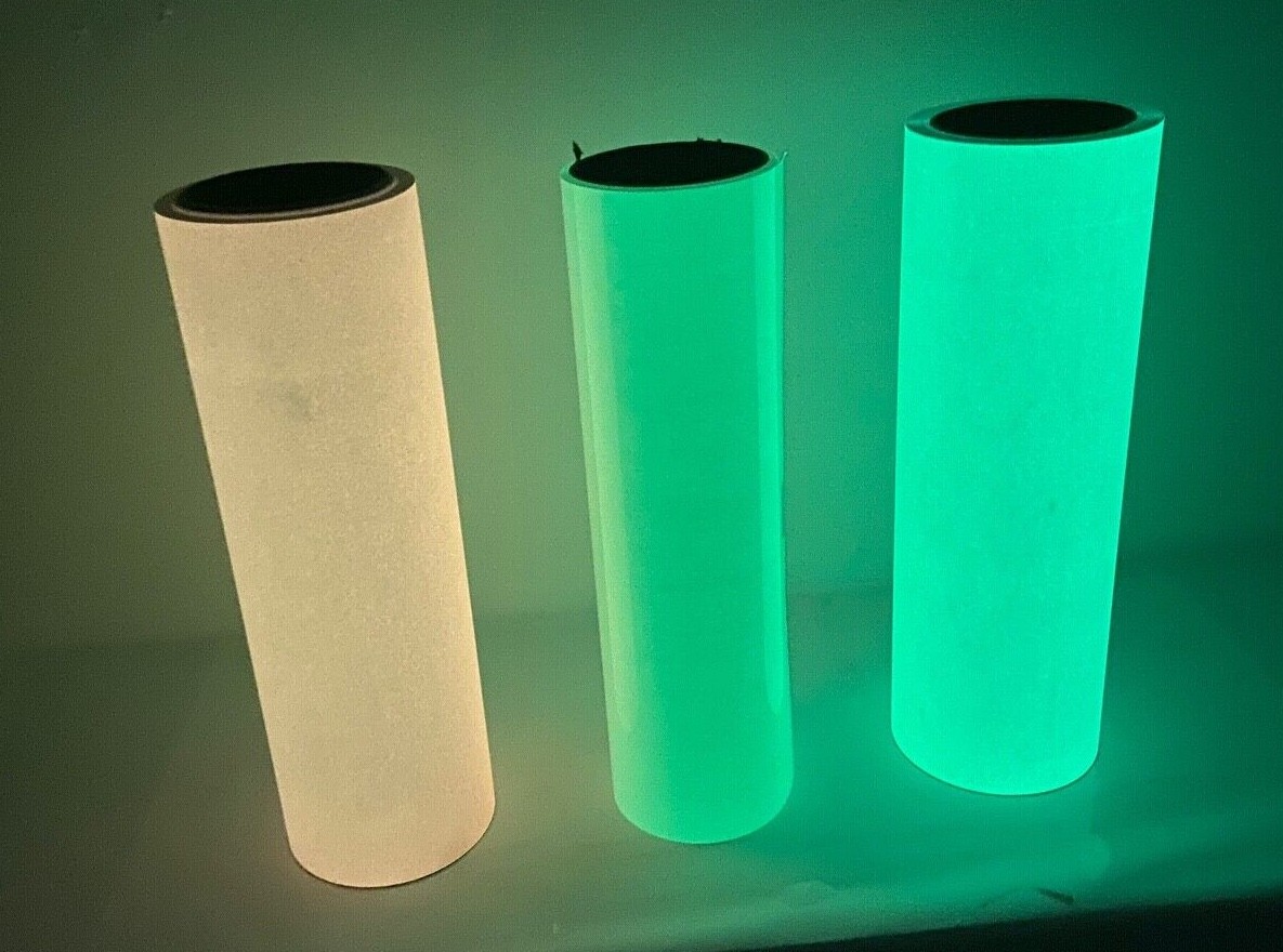Glow in the Dark Vinyl, Choose color and size
