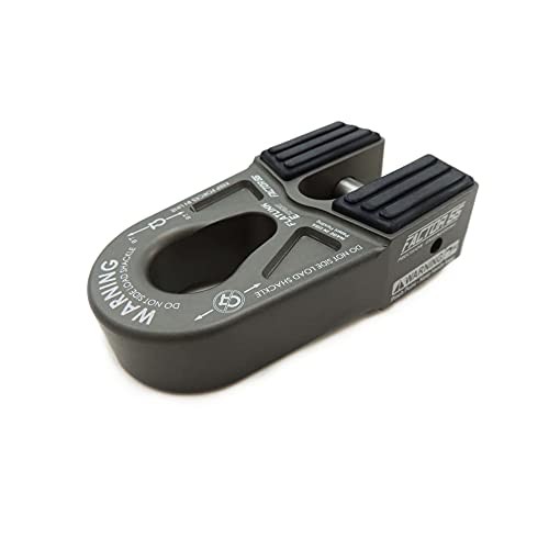 FlatLink E Winch Shackle Mount Recovery Closed System Towing Bundle with