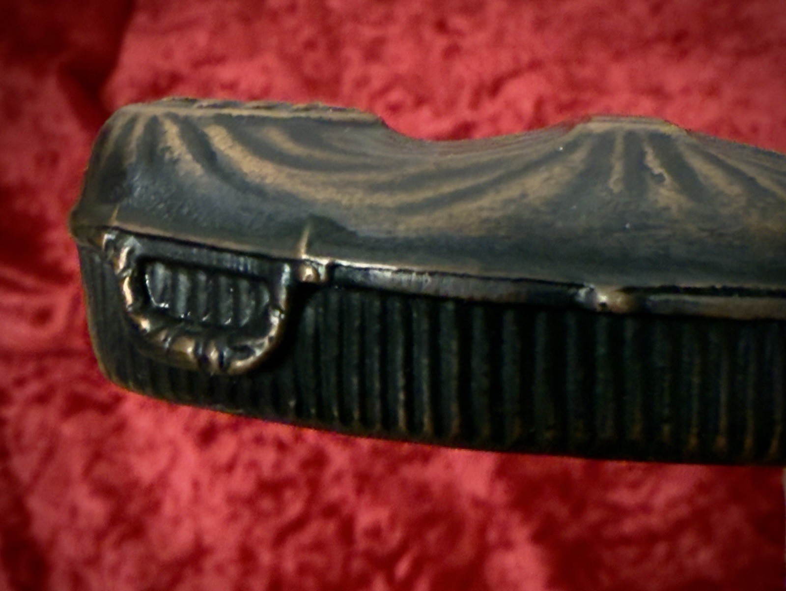 Crane and Breed Fisk Coffin Paperweight - Iron - Funeral Service - Mortuary