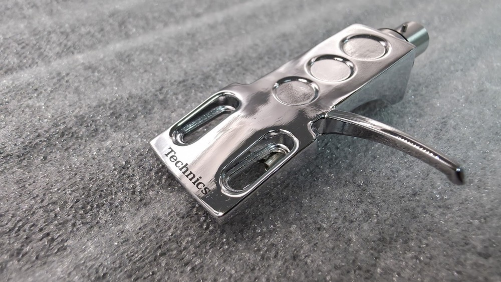 Original Technics Headshell. Extremely Rare. Chrome Plated. "Beautiful"