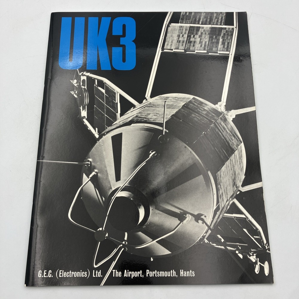 UK3 Satellite GEC Electronics Booklet Space Exploration Technology Aeronautics