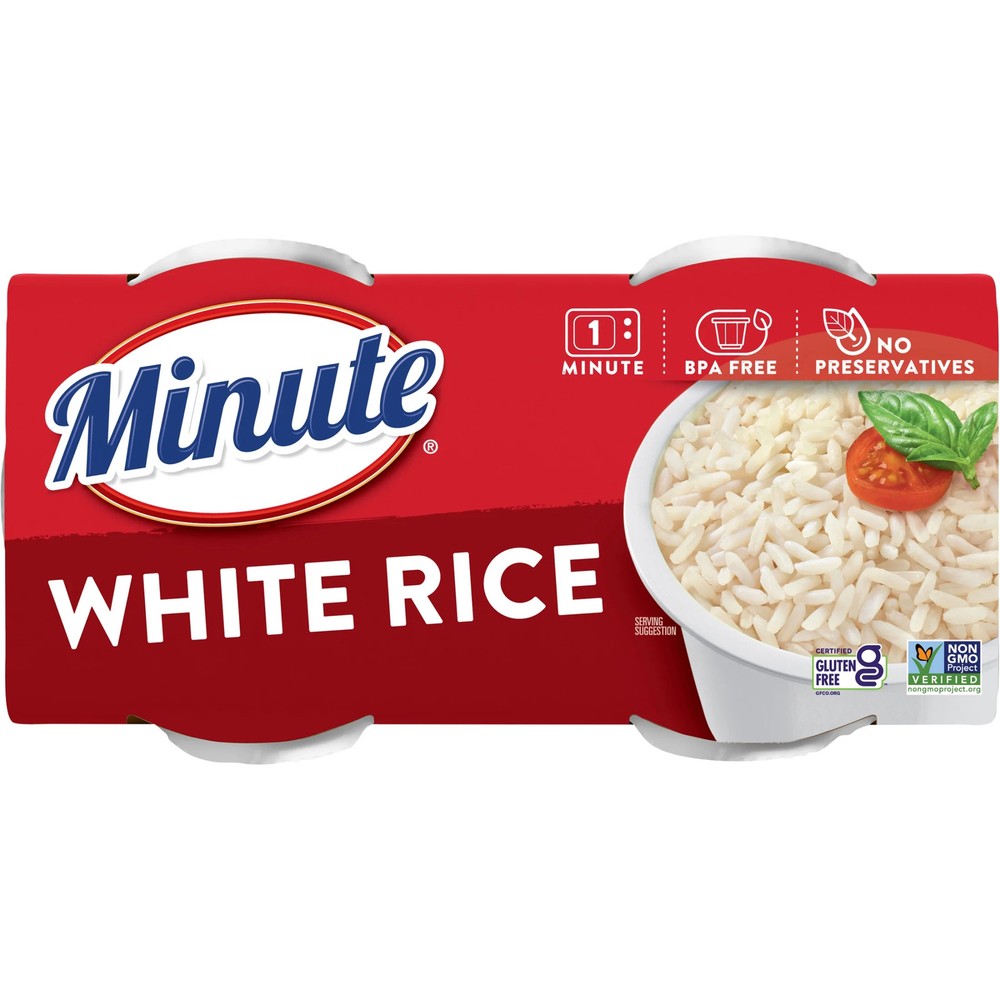 Microwaveable White Rice Cups Gluten Free