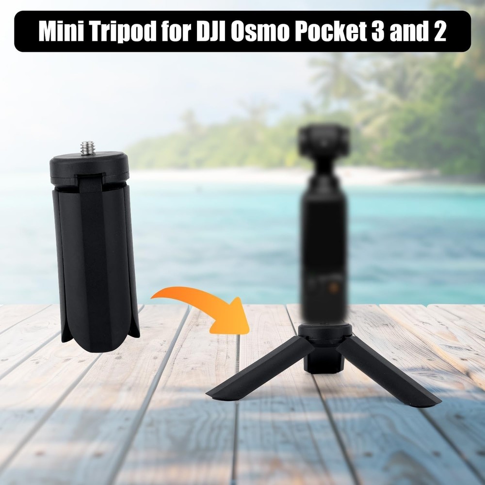 "Mini Tripod for DJI OSMO Pocket 3 & 2, Portable Stand Tabletop Mount... "