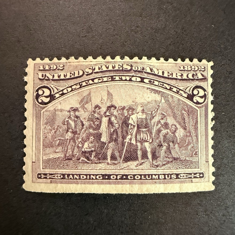 US Scott# 231 2c Columbian Mint Hinged