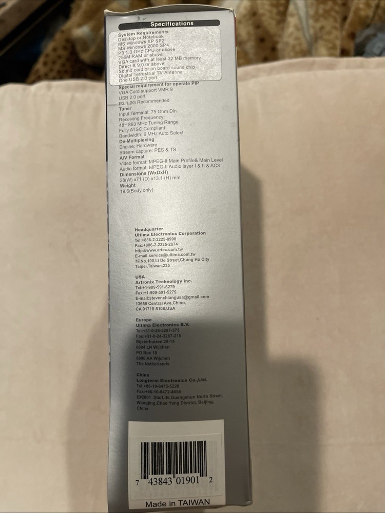 Artec Mini Digital Tv Stick