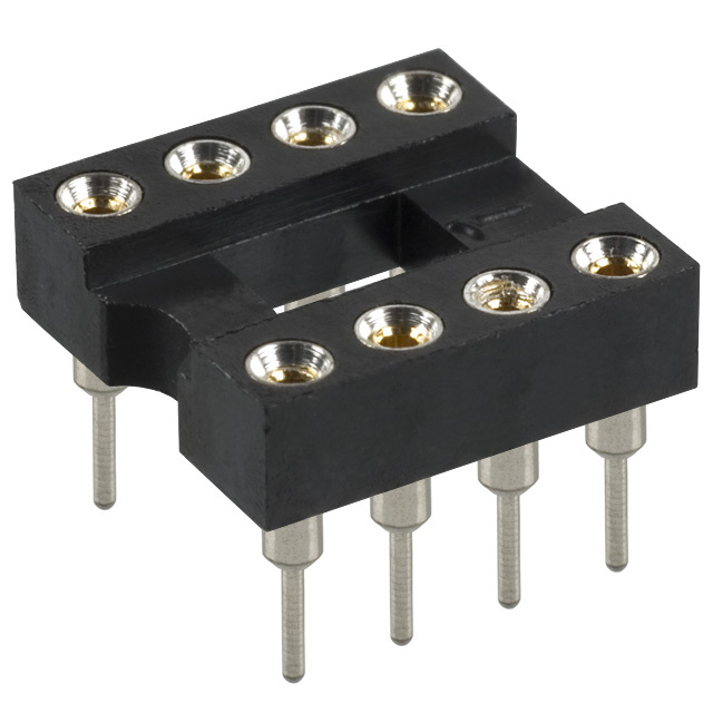 (4) OPAMP IC SOCKETS * MILL-MAX * 8-PIN
