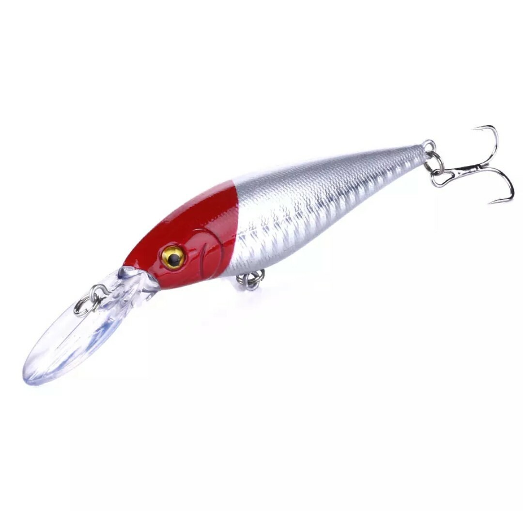 Fishing Lures crankbait Wobbler Lot of 10-pack bass walleye pike minnow lure lot