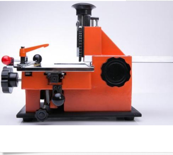 2mm Semi-automatic sheet embosser metal stamping printer marking machine label