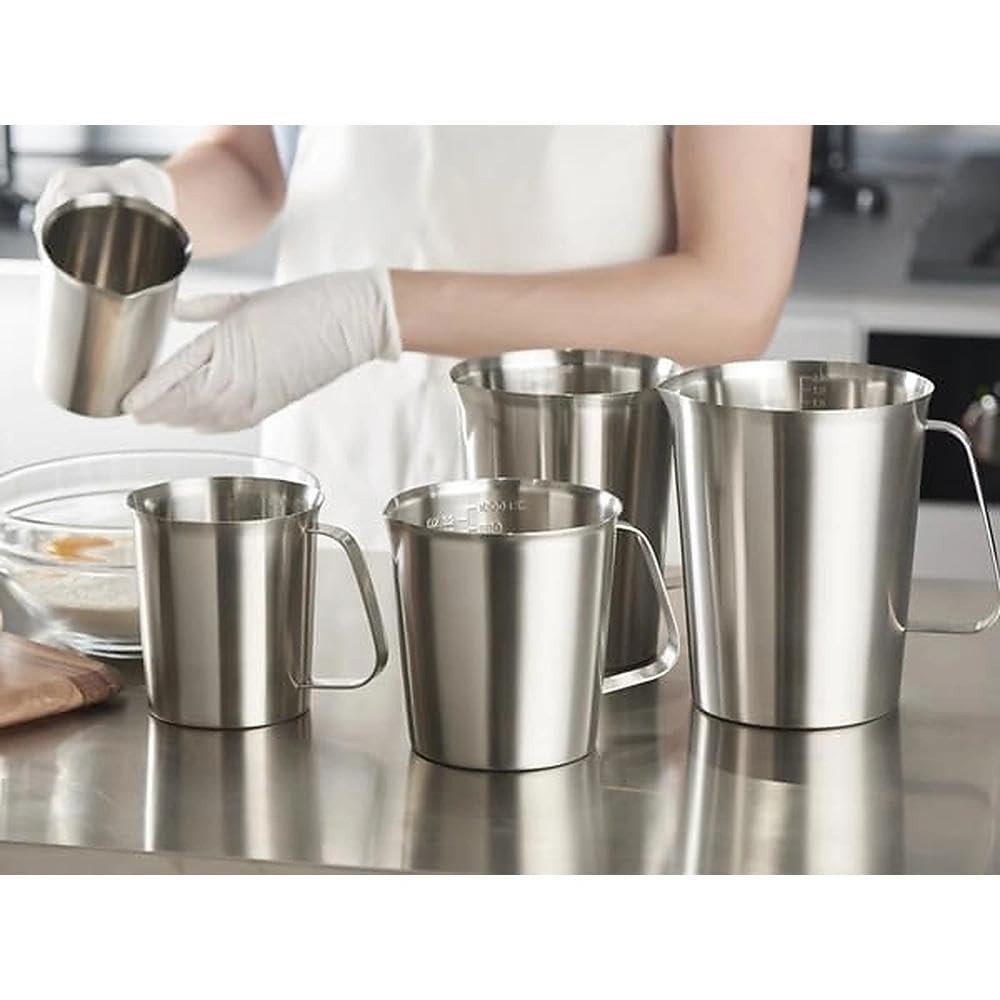 16oz Stainless Measuring Cup Pitcher w Handle