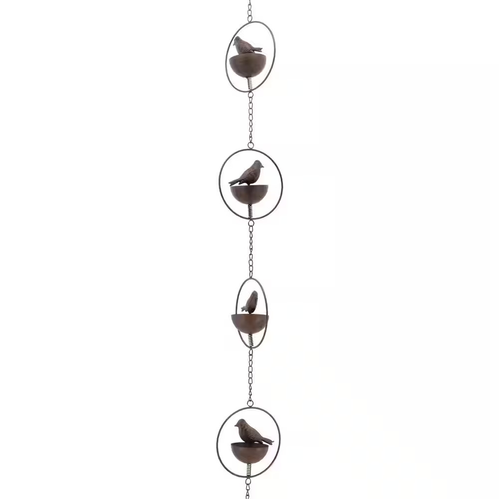 Rain Chain with Birds