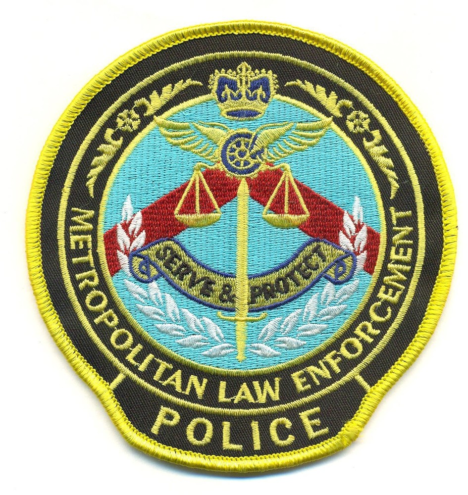 ROOKIE BLUE YELLOW BORDER UNIFORM PATCH - RBLU2