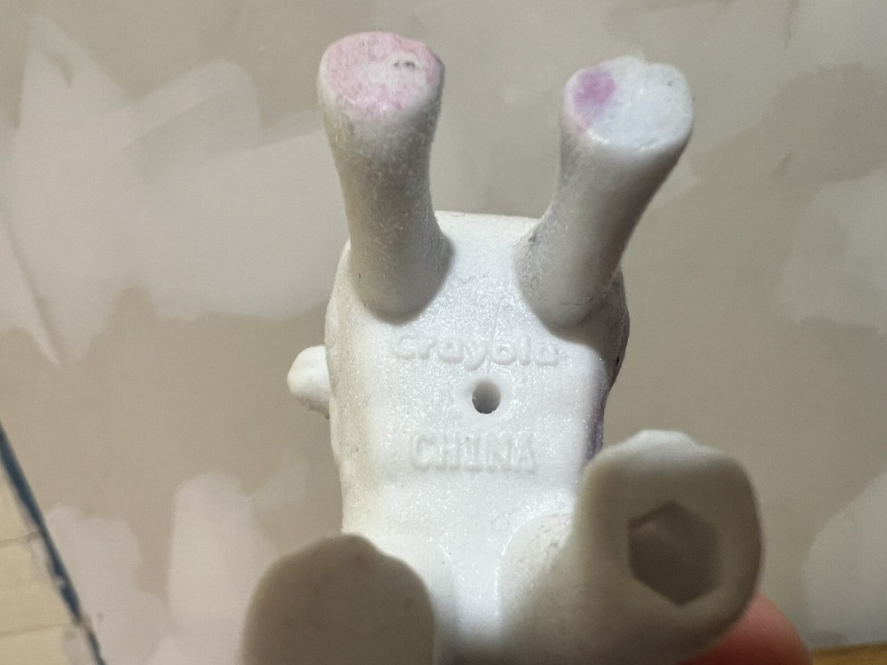 Scribble Scrubbie Pets Arctic Igloo Felt Arctic Fox Replacement Figure Flocked