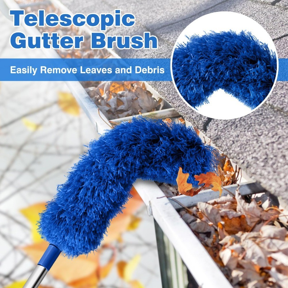 Cobweb Duster with Extension Pole, Web Brush and Washable Ceiling Duster6111