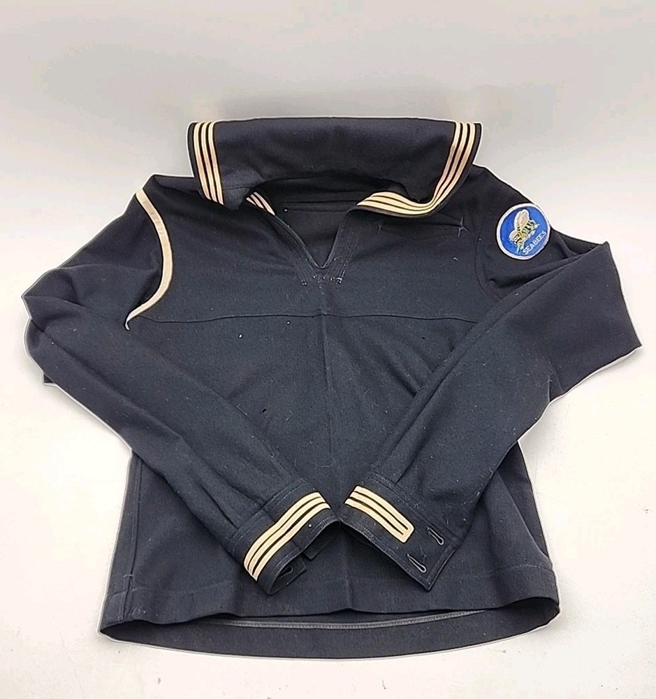 WWII US Navy Cracker Jack Wool Uniform (SEABEES) Small