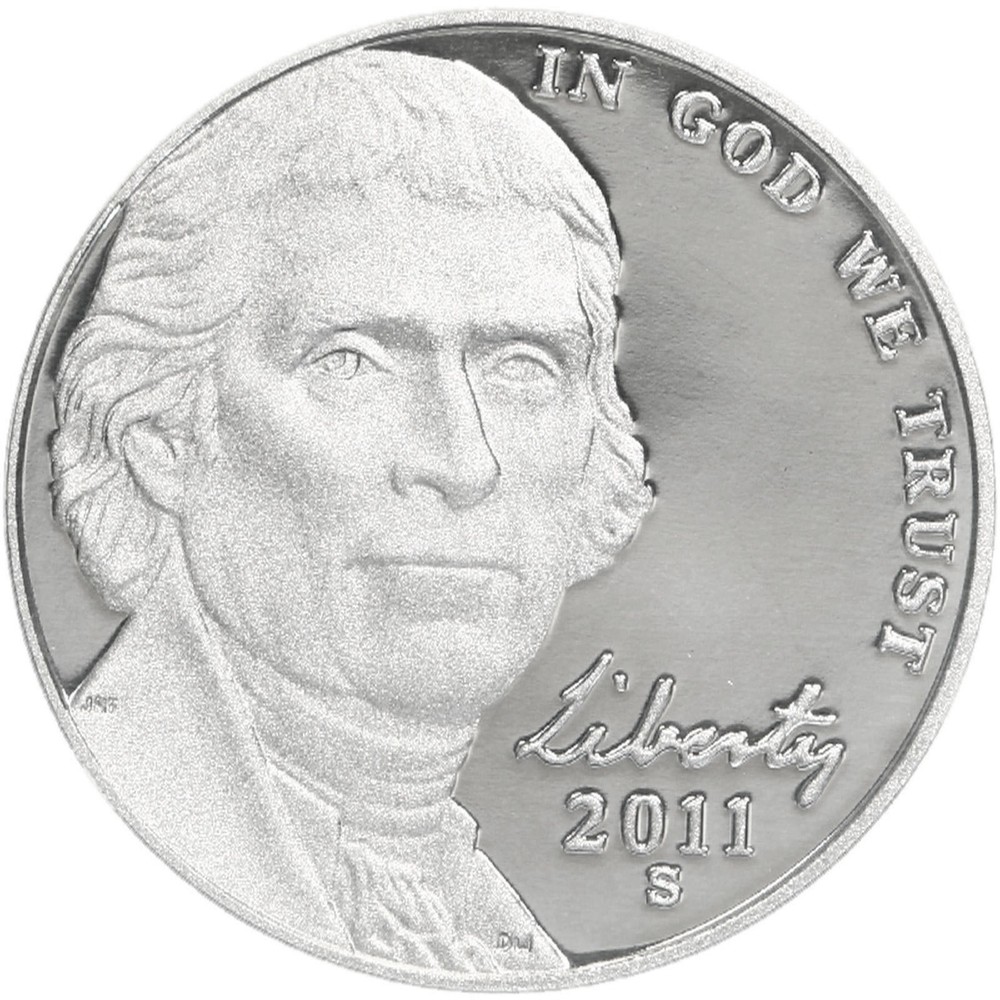2011 S Jefferson Nickel Gem DCam Proof