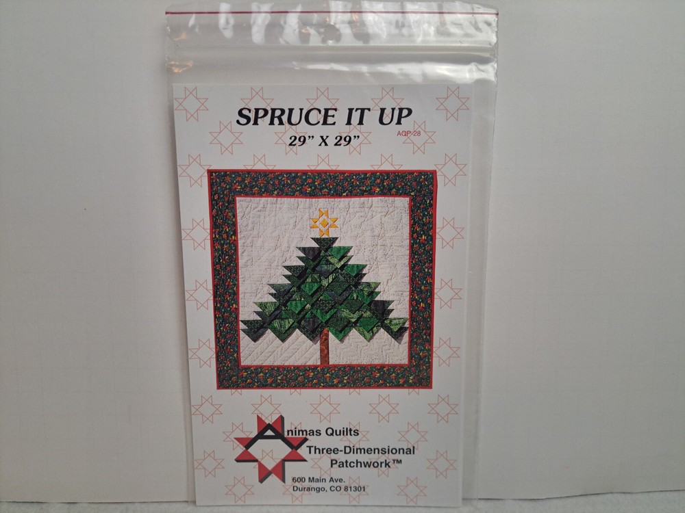 Animas Quilts Pattern (Three Dimensional Patchwork) - Spruce It Up #AQP-28