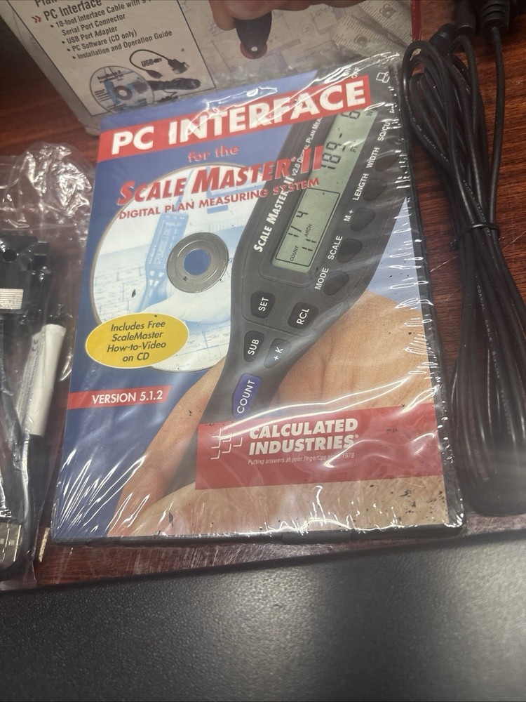 Scale Master II Digital Plan Measuring System With PC interface & Cable #6325