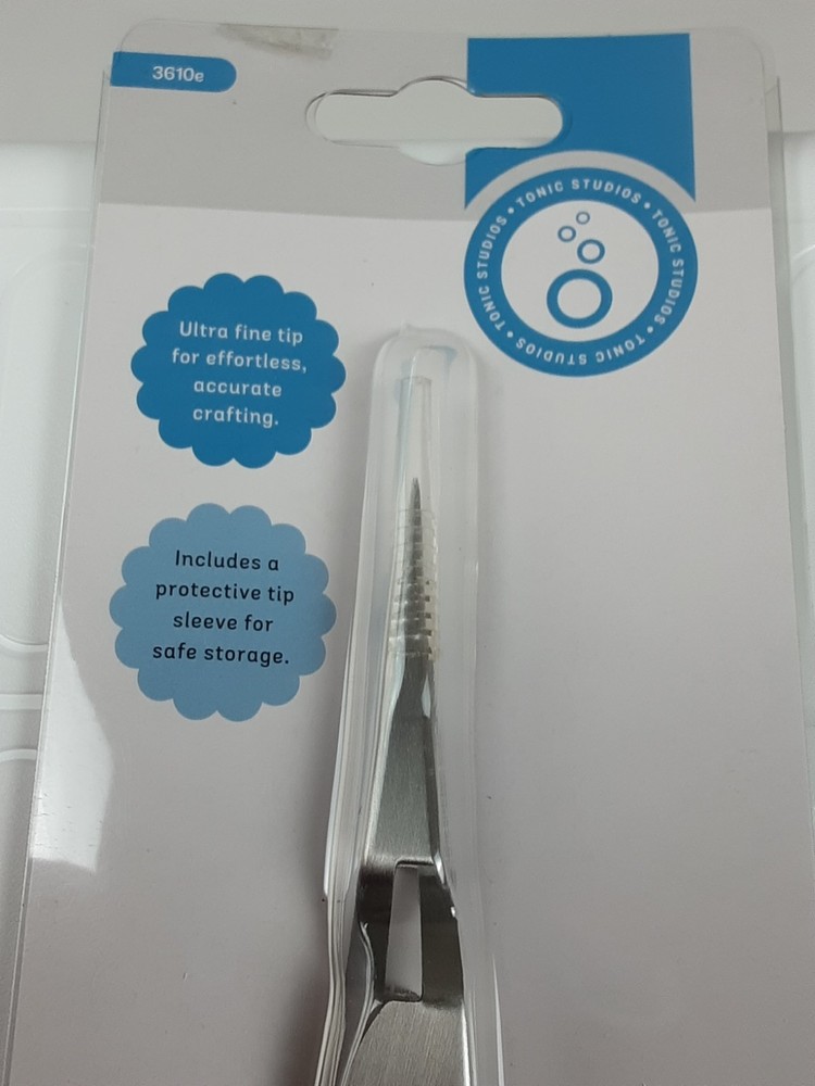 NEW Tonic Studio Tool Bundle Scissors Tweezer Embossing Ball Decoupage Scissors