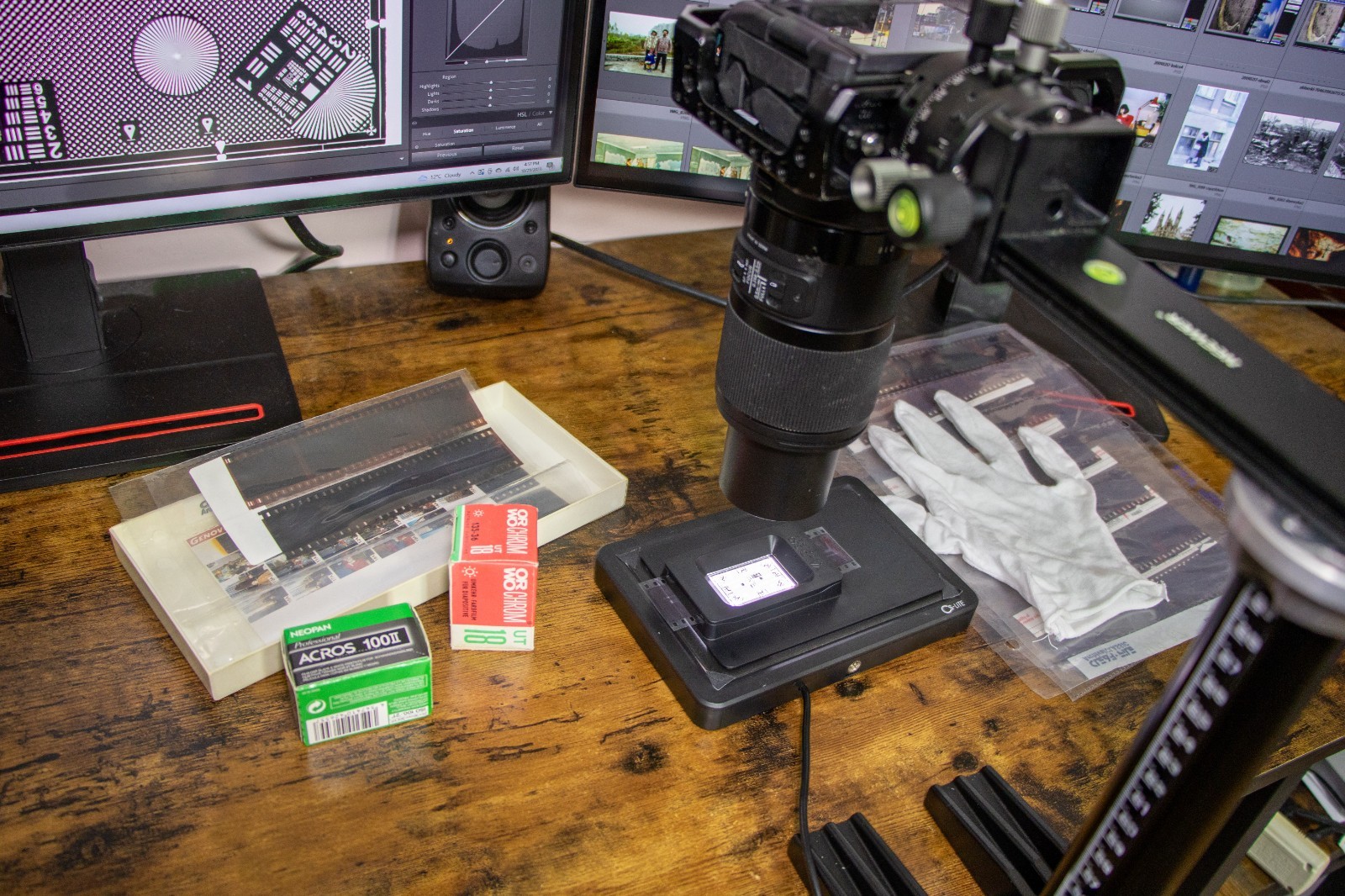 Scan Film Sharp with Vlads Focus Checker. 35 mm High-Res Calibration Target 3F