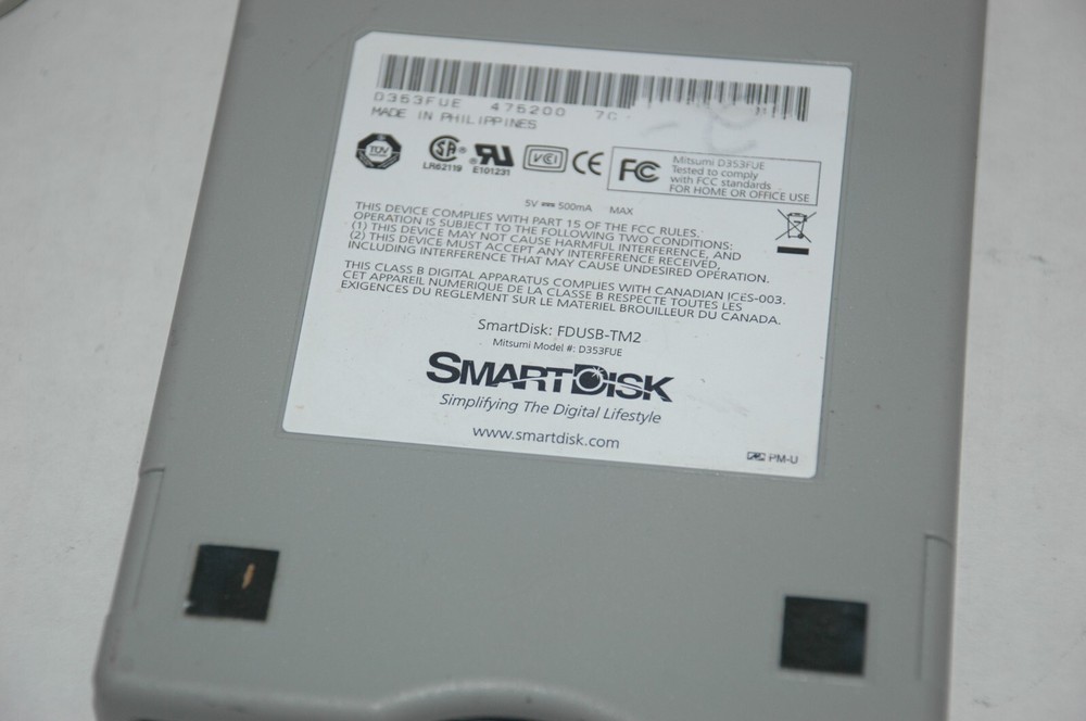SmartDisk FDUSB-TM2 Floppy Disk USB Drive (B2)