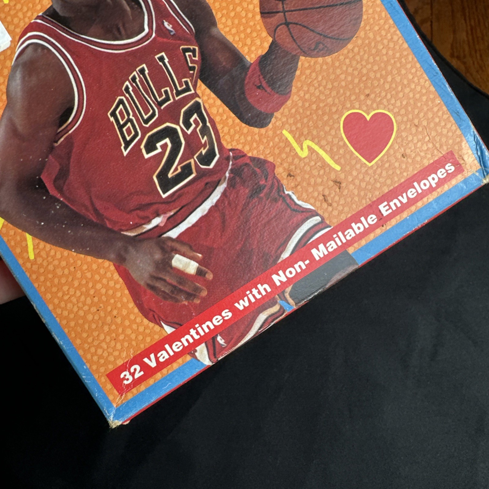 Vintage Unopened Box of Michael Jordan Valentines Day Cards HOF Bulls