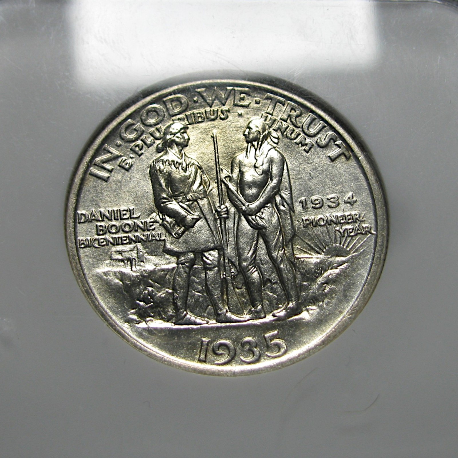 1934/1935 Boone Commemorative Half Dollar Silver NGC MS-63 Coin ---- #787C