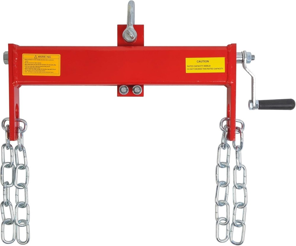 Lightweight Load Leveler Crane with Chains - Versatile Engine Lifting Tool